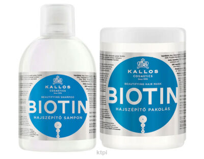 Kallos Zestaw Biotin Maska+Szampon 2 X 1000 ml
