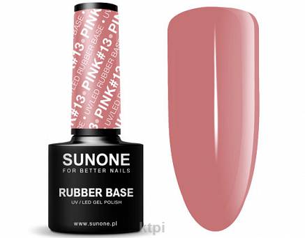 Sunone Baza kauczukowa Rubber Base Pink 13 5 g