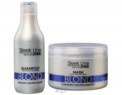 Stapiz Sleek Line Blond zestaw szampon maska 300