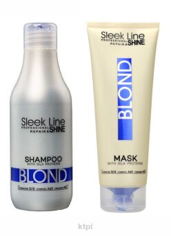 Stapiz Sleek Line Blond zestaw szampon maska 300