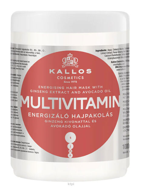 Kallos KJMN Multivitamin Maska Energizująca 1000ml