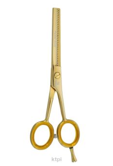 TOPHILL Degażówki fryzjerskie PASTEL GOLD 5,5" TH-4015