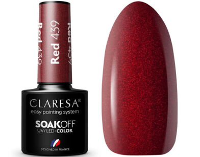 Claresa Lakier Hybrydowy 439 Red 5 ml