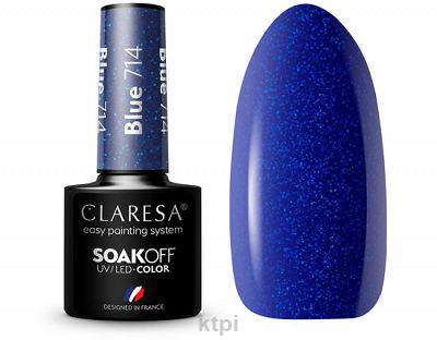 Claresa Lakier Hybrydowy 714 Blue 5 ml