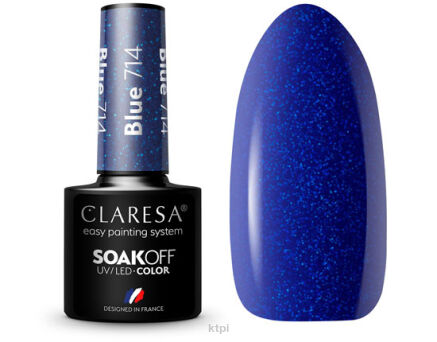 Claresa Lakier Hybrydowy 714 Blue 5 ml