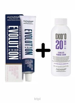 Alfaparf Evolution of the color farba do włosów 4NI 60ml + Woda 6% 90ml