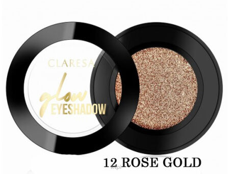 Claresa Glow Eyeshadow cień do powiek 12 Rose Gold 1,2 g