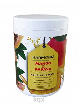 Harmonia Maska Odżywcza Mango i Papaja 1l