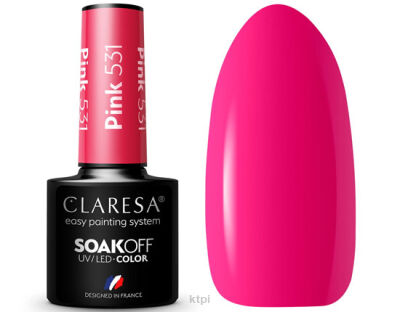 Claresa Lakier Hybrydowy 531 Pink 5 ml