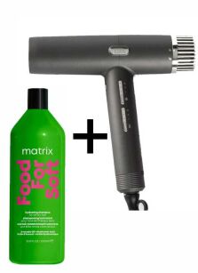 FOX Touch Suszarka do Włosów 1800W + Matrix Food For Soft Szampon 1000ml