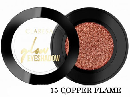 Claresa Glow Eyeshadow cień do powiek 15 Copper Flame 1,2 g