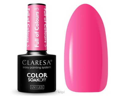 Claresa Lakier Hybrydowy 3 Full of Colours 5 ml