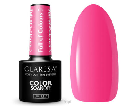 Claresa Lakier Hybrydowy 3 Full of Colours 5 ml