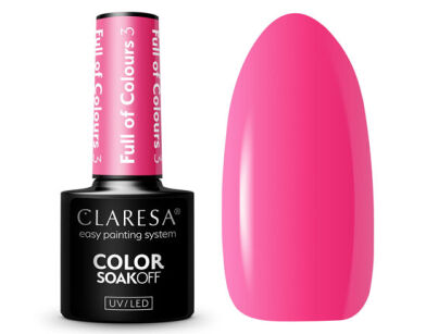 Claresa Lakier Hybrydowy 3 Full of Colours 5 ml