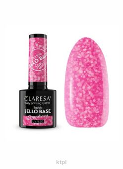 Claresa Rainbow Jello baza hybrydowa Bubble Strawberry  5 g