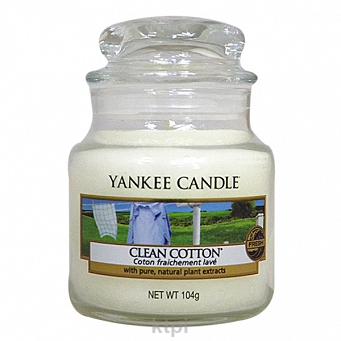 Yankee Candle Świeczka Clean Cotton 104 g