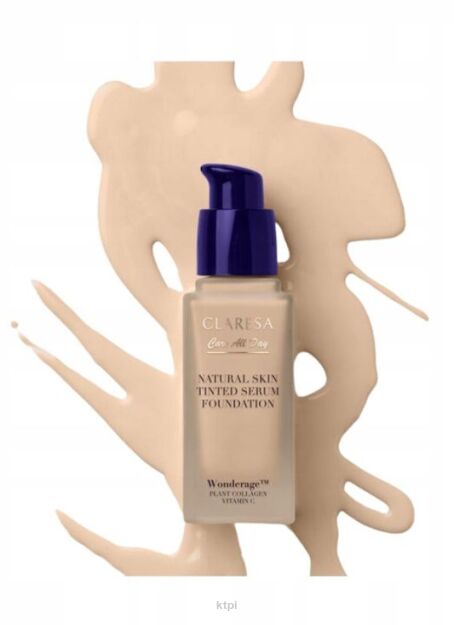 Claresa Care All Day Podkład-Serum - 1W Light Warm 32ml