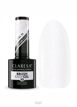 Claresa Brush Easy Gel żel do paznokci w butelce kolor 10 5 ml