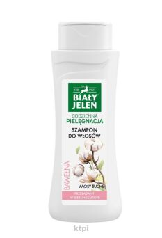 BIAŁY JELEŃ szampon do włosów z czystą bawełną 300 ml