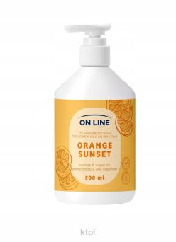 On Line mydło w płynie 2 w 1 orange sunset 500 ml
