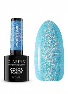 Claresa lakier hybrydowy półtransparentny Unicorn Glow kolor 1 5 g