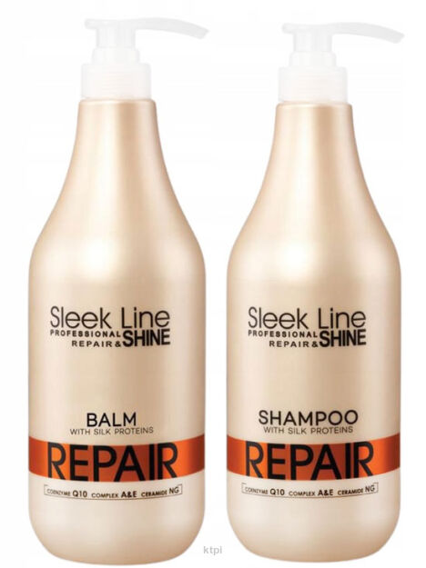 Stapiz Sleek Line Repair Jedwab Szampon + Balsam