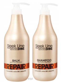 Stapiz Sleek Line Repair Jedwab Szampon + Balsam