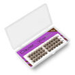 Clavier Kępki Rzęs Vshape Xtreme Mix 10/12/14mm Brown Brązowe - 3