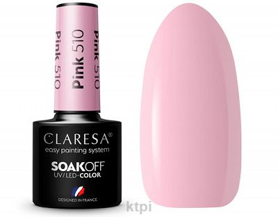 Claresa Lakier Hybrydowy 510 Pink 5 ml