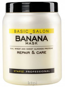 Stapiz Maska Bananowa do włosów zniszczonych 1000 ml