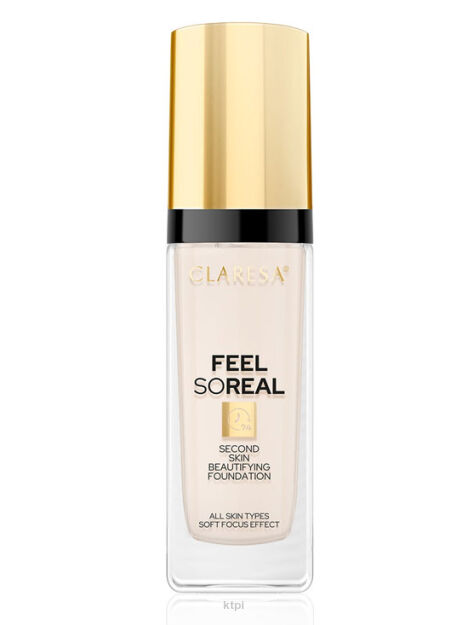 Claresa Feel So Real Podkład Upiększający 02 30ml