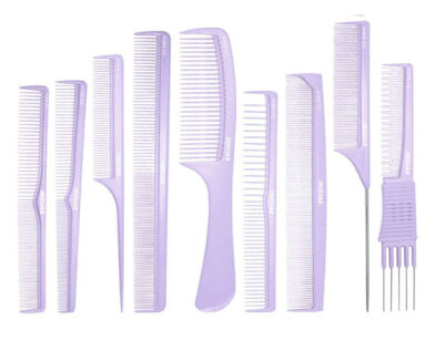 Jaguar Zestaw grzebieni Lavender 9 sztuk