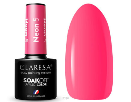 Claresa Lakier Hybrydowy 5 Neon 5 ml
