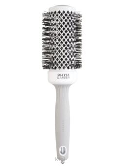 Olivia Garden Expert blowout shine szczotka do modelowania white&gray 45 mm