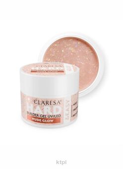 CLARESA Żel Budujący Hard&Easy Nude Glow 45g