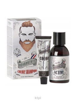 Beardburys Szampon Koloryzujący 5N Jasny Brąz 75ml