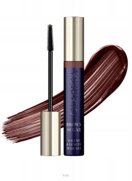 Claresa Care All Day Tusz do Rzęs Pogrubiający Brown Sugar 10g