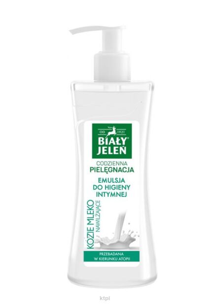 BIAŁY JELEŃ emulsja do higieny intymnej kozie mleko 265 ml