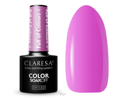 Claresa Lakier Hybrydowy 4 Full of Colours 5 ml