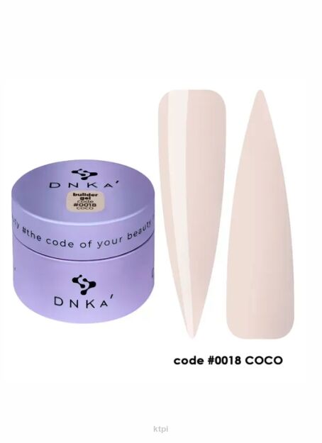 DNKA Żel budujący  kolor 0018 coco 30g