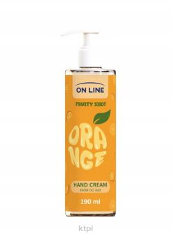 On Line Fruity Shot krem do rąk Pomarańcza 190ml