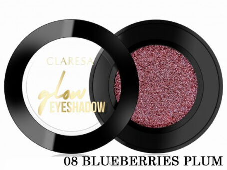 Claresa Glow Eyeshadow cień do powiek 08 Blueberrirs Plum 1,2 g