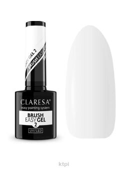 Claresa Brush Easy Gel żel do paznokci w butelce kolor 2 5 ml