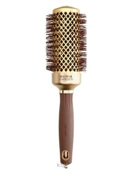 Olivia Garden Expert blowout shine szczotka do modelowania gold&brown 45 mm