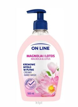 OnLine Mydło w Płynie Kremowe Dozownik Magnolia&Lotos 500ml