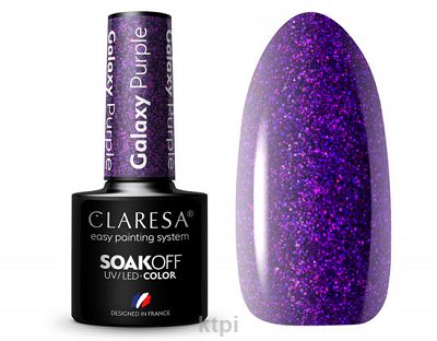 Claresa Lakier Hybrydowy Galaxy Purple 5 ml