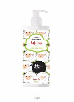ON LINE Bath Time Mydło do rąk i ciała 2w1 Papaya Joy 390 ml
