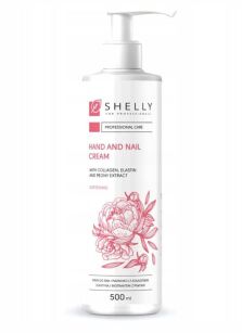 Shelly Krem do Rąk i Paznokci z Kolagenem, Elastyną i Piwonią 500 ml