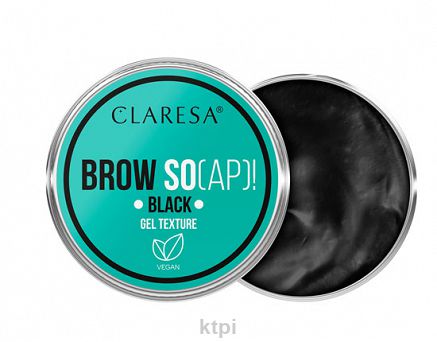 Claresa Brow SO(AP)! mydełko do brwi czarne 30 ml