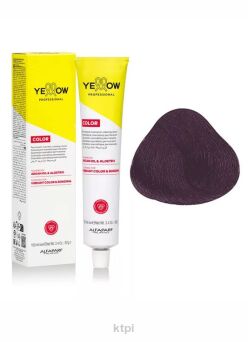 Yellow Professional Alfaparf  Color Permanent farba do włosów KOLOR 4.22S 100 ml